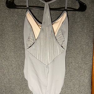 Gray leotard